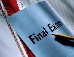 Final exam blue book pic